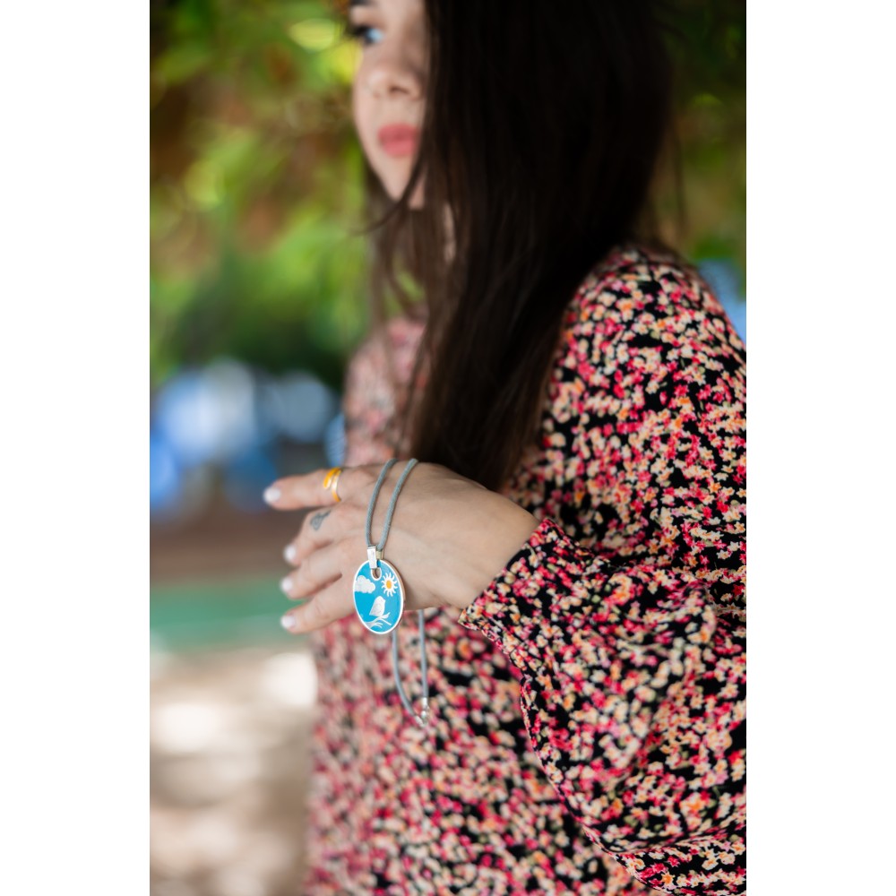 Μενταγιόν Μέρα και Νύχτα, Ασήμι 925