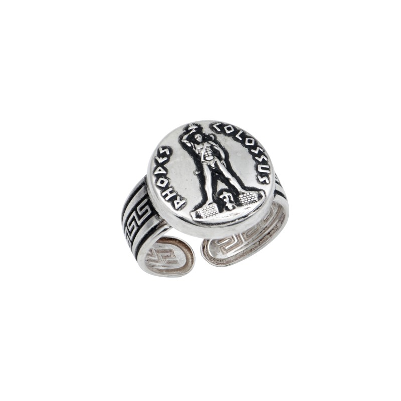Δαχτυλίδι Κολοσσός της Ρόδου. Οξειδωμένο ασήμι 925. Δαχτυλίδι Κολοσσός της Ρόδου. Οξειδωμένο ασήμι 925.