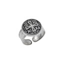 Constantine Ring Talisman. Oxidised Silver 925