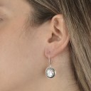 Alexander The Great Dangle Earrings.Oxidised Silver 925