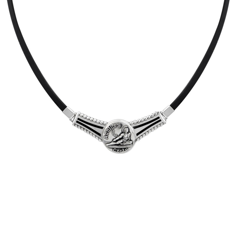 Κολιέ Αχιλλέας. Οξειδωμένο ασήμι 925. Κολιέ Αχιλλέας. Οξειδωμένο ασήμι 925.