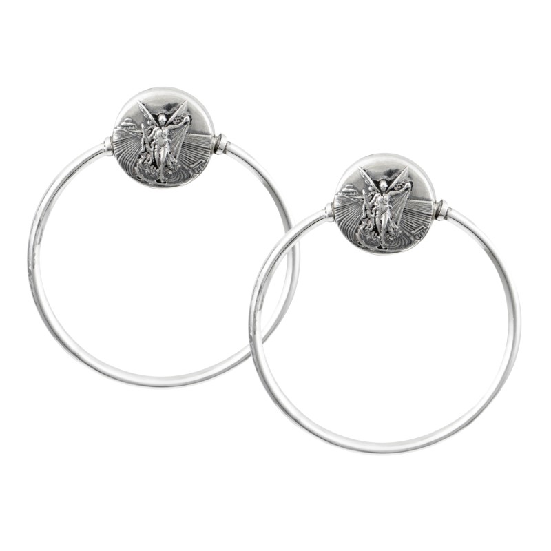 Κρίκοι θεά Νίκη. Οξειδωμένο ασήμι 925. Κρίκοι θεά Νίκη. Οξειδωμένο ασήμι 925.