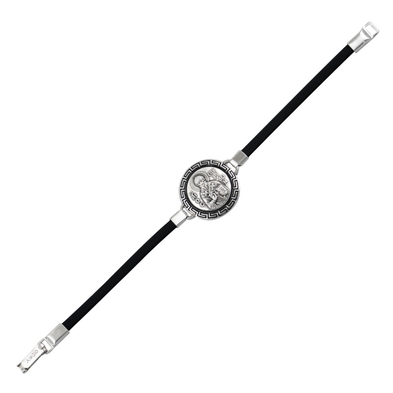 Βραχιόλι Άγιος Σπυρίδωνας. Οξειδωμένο ασήμι 925. Βραχιόλι Άγιος Σπυρίδωνας. Οξειδωμένο ασήμι 925.