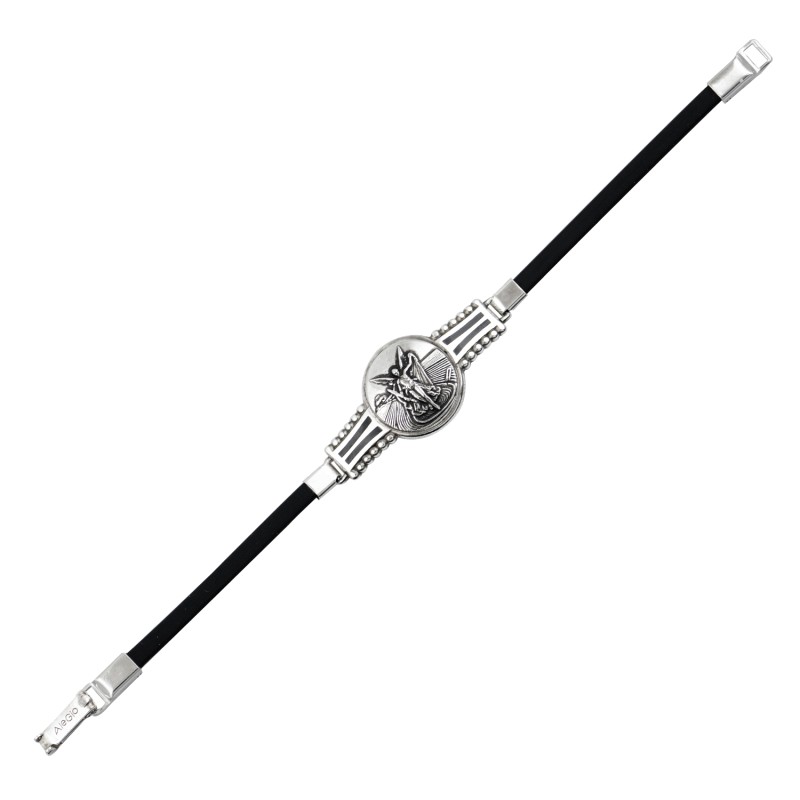 Βραχιόλι θεά Νίκη με σχέδιο. Οξειδωμένο ασήμι 925. Βραχιόλι θεά Νίκη με σχέδιο. Οξειδωμένο ασήμι 925.